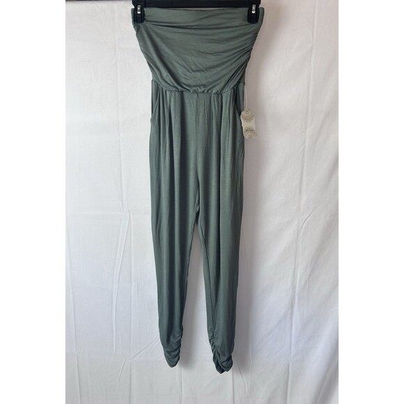 Altar'd State Womens Small Soft Green Halter‎ Top Jumpsuit NWT - Picture 1 of 11
